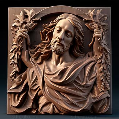 3D model st jesus (STL)